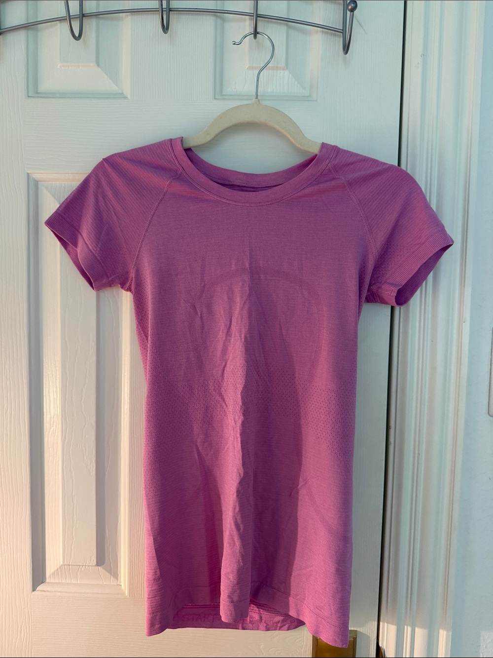 lululemon athletica Short Sleeve Tee in Magenta